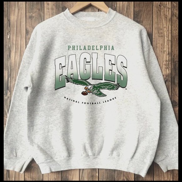 Philadelphia Eagles Football Sweatshirt, Philadelphia Eagles Shirt Sweatshirt - Picture 1 of 2